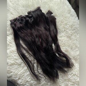 20inch human hair seamless clip in extensions